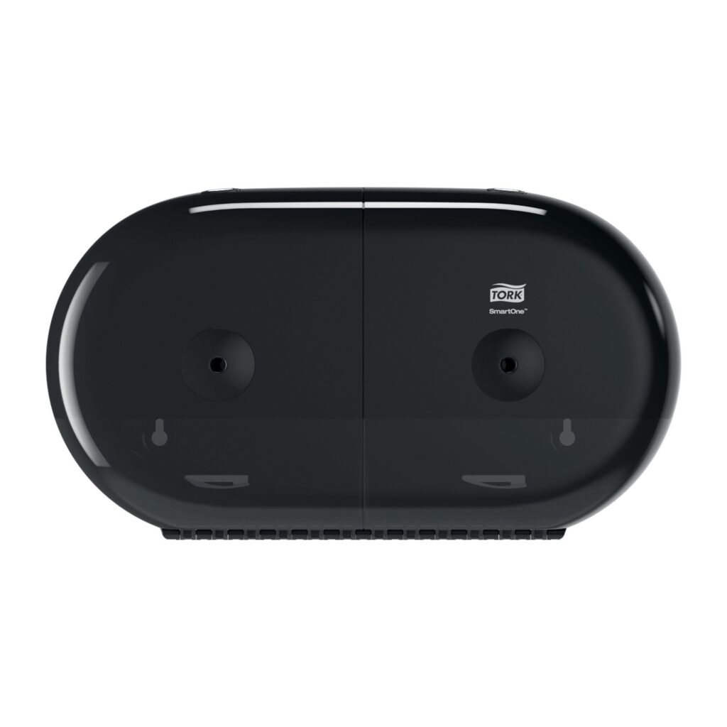 Dispenser hartie igienica SmartOne® Mini Dublu Tork Negru – poza 1