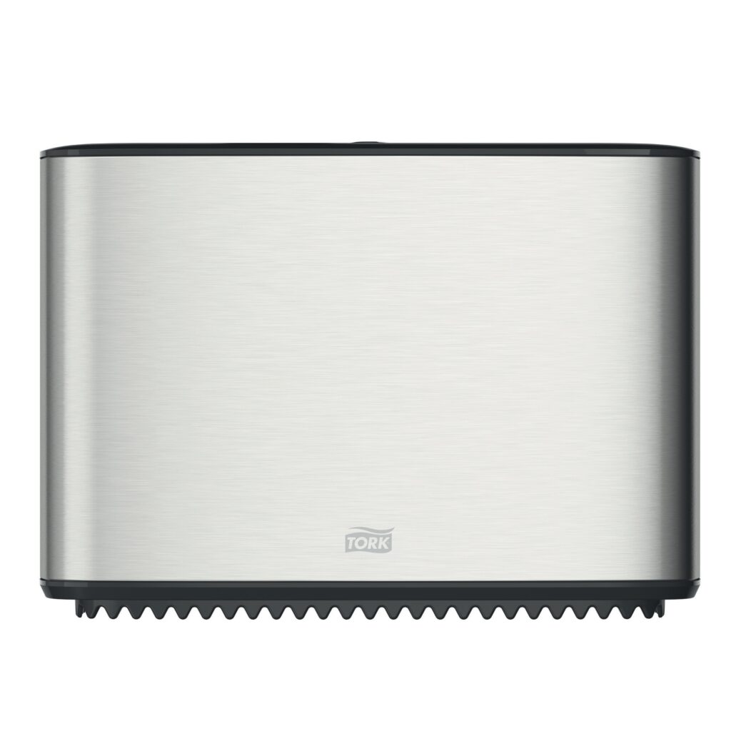 Dispenser pentru hartie igienica Mini Jumbo Tork inox – poza 1