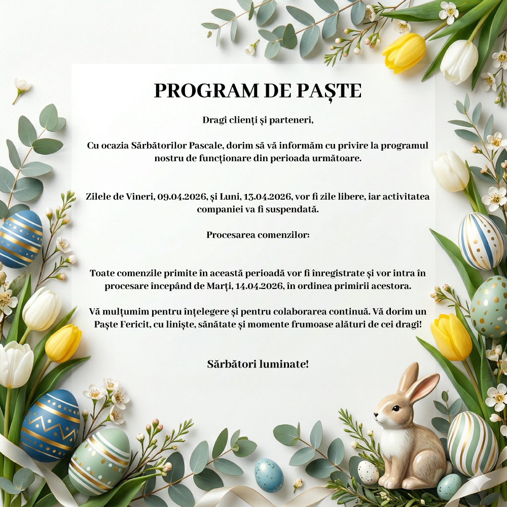 Set WC cu perie bombata si suport din inox - Alb – poza 1