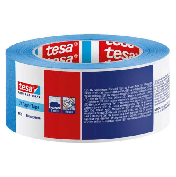BANDA ADEZIVA MASCARE PP EXTERIOR 50M*50MM ALBASTRA TESA – poza 1