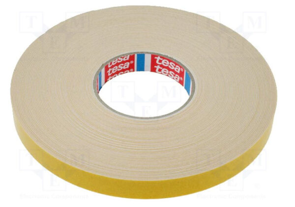 BANDA DUBLU ADEZIVA BURETATA 25 M x 19 MM – poza 2