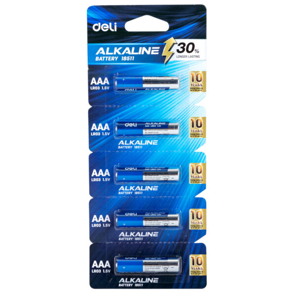 BATERII R3(AAA) ALCALINE BLISTER 1 BUC DELI – poza 1