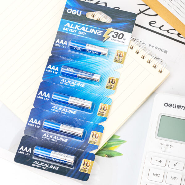 BATERII R3(AAA) ALCALINE BLISTER 1 BUC DELI – poza 3