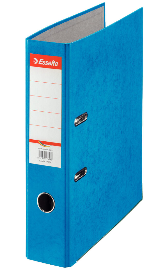 BIBLIORAFT MARMORAT 7.5 CM ALBASTRU RAINBOW ESSELTE – poza 1