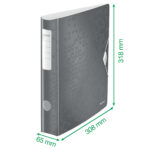 BIBLIORAFT PLASTIFIAT 6.5 CM 180 GRADE ROSU ACTIVE WOW LEITZ – poza 3