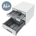CABINET 4 SERTARE ALB/ROSU WOW LEITZ – poza 3