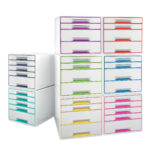 CABINET 4 SERTARE ALB/ROSU WOW LEITZ – poza 5