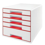 CABINET 5 SERTARE ALB/ROSU WOW LEITZ – poza 1