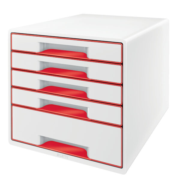 CABINET 5 SERTARE ALB/ROSU WOW LEITZ – poza 1