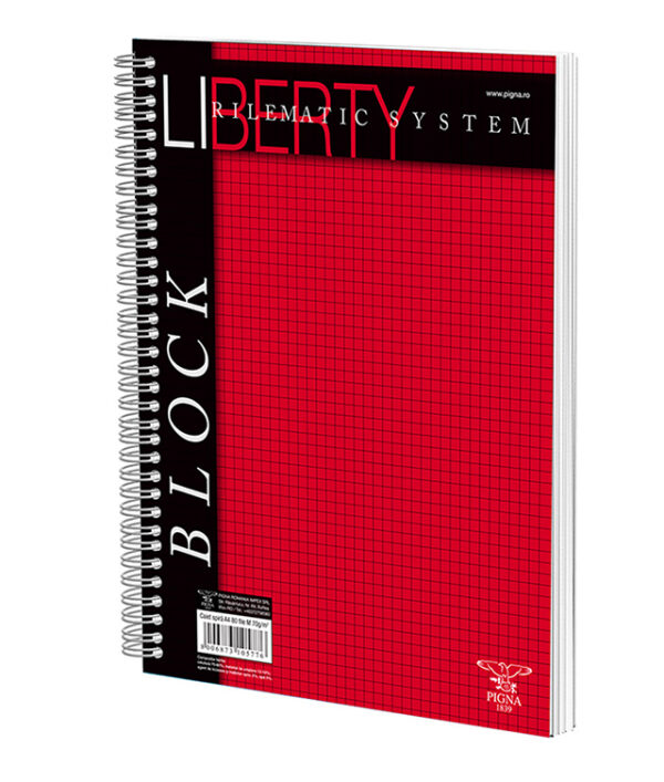 CAIET SPIRA A4 80F AR LIBERTY PIGNA – poza 1