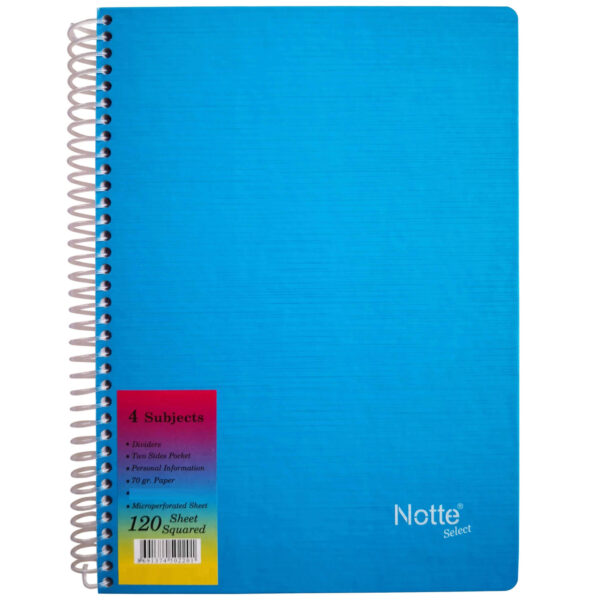 CAIET SPIRA C5 120 FILE DICTANDO 4 SUBIECTE COPERTA CARTONATA NOTTE – poza 1