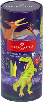CARIOCA 20 CULORI DINOZAURI CONNECTOR FABER-CASTELL – poza 1
