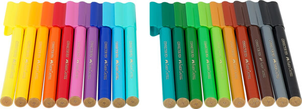 CARIOCA 20 CULORI DINOZAURI CONNECTOR FABER-CASTELL – poza 3