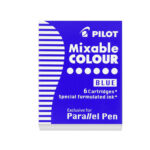 CARTUSE CERNEALA 6/SET PARALLEL PEN ALBASTRA PILOT – poza 1