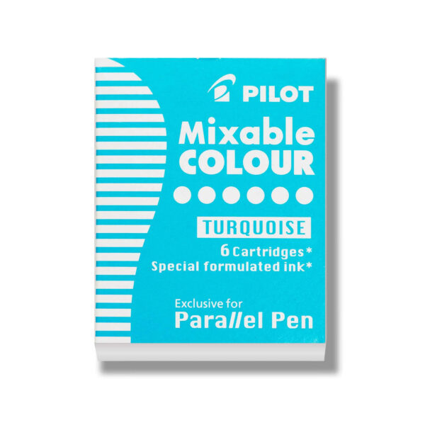 CARTUSE CERNEALA 6/SET PARALLEL PEN TURCOAZ PILOT – poza 1