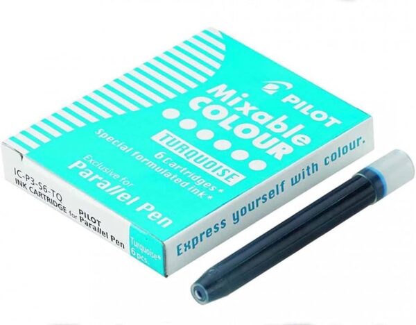 CARTUSE CERNEALA 6/SET PARALLEL PEN TURCOAZ PILOT – poza 2