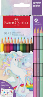 CREIOANE COLORATE 10+3 CULORI UNICORNI FABER-CASTELL – poza 1
