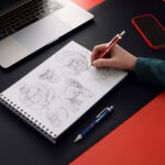 CREION MECANIC 0.5MM TIKKY 3 ROSU RETRO ROTRING – poza 2