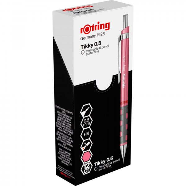 CREION MECANIC 0.5MM TIKKY 3 ROZ SIDEFAT ROTRING – poza 3