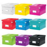 CUTIE DEPOZITARE MICA ROSIE CLICK&STORE LEITZ – poza 5