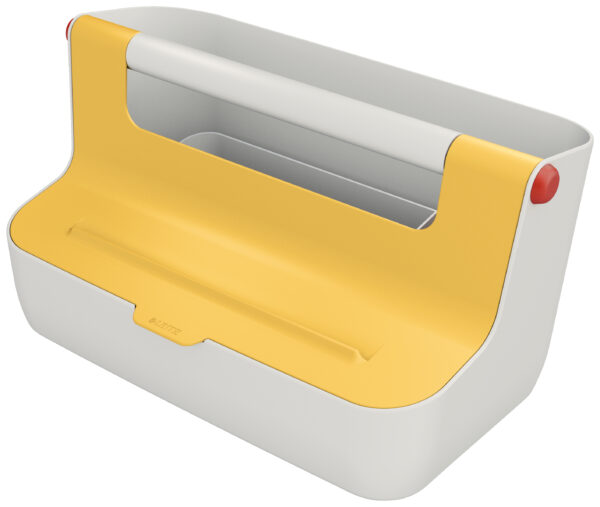 CUTIE PORTABILA CU ORGANIZATOR 36 x 19 x21 CM GALBEN CHIHLIMBAR COSY LEITZ – poza 1