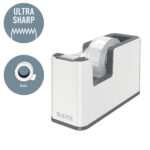 DISPENSER BANDA ADEZIVA 19 MM x 33 M ROSU/ALB WOW LEITZ – poza 3