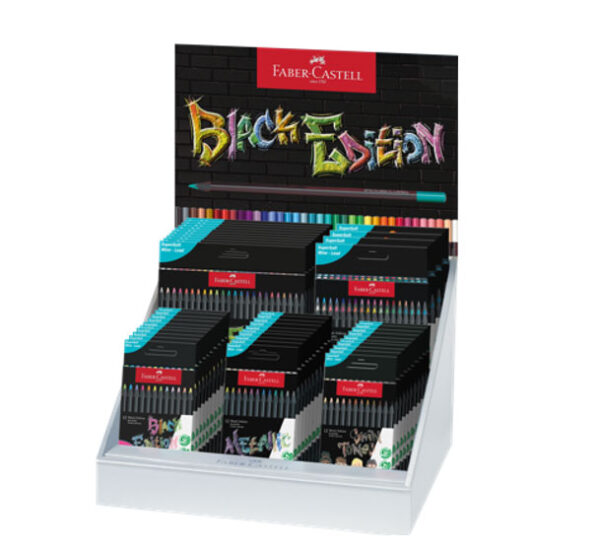 DISPLAY CONCEPT CREIOANE COLORATE BLACK EDITION 2024 FABER-CASTELL – poza 1
