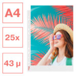 FOLIE PROTECTIE A4 43 MICRONI 25/SET RECICLABILA COLOUR'BREEZE ESSELTE – poza 3