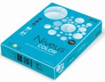 HARTIE COPIATOR A4 ALBASTRU AQUA INTENS 80G 500/TOP AB48 NIVEUS – poza 1