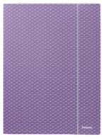 MAPA CARTON CU ELASTIC LAVANDA RECICLABILA COLOUR'BREEZE ESSELTE – poza 1