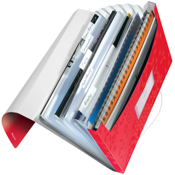 MAPA PLASTIC 6 COMPARTIMENTE ROSIE TIP PROIECT WOW LEITZ – poza 2