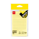 NOTES ADEZIV 76 x 126 MM 4 x 25 FILE R-V-G-A LINIAT DELI – poza 1