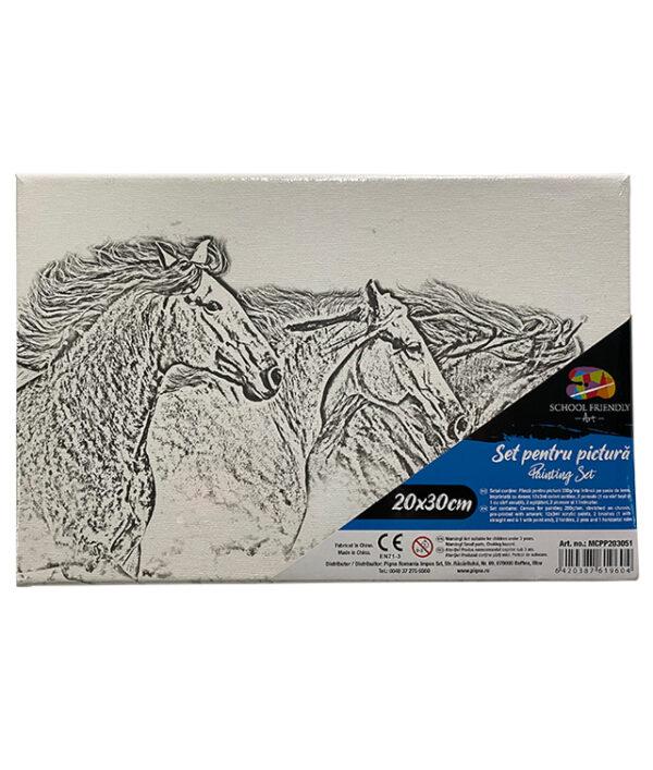 PANZA PREDESENATA PE SASIU 20 x 30 CM CAI SF ART PIGNA – poza 1