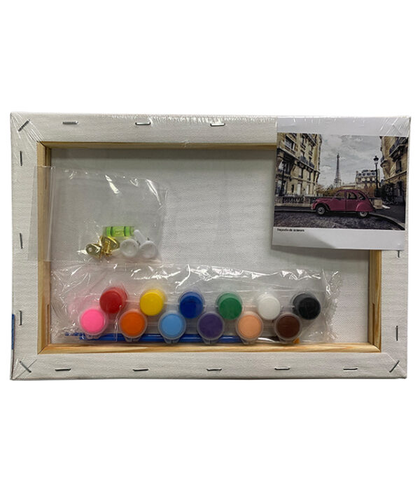 PANZA PREDESENATA PE SASIU 20 x 30 CM PARIS SF ART PIGNA – poza 2