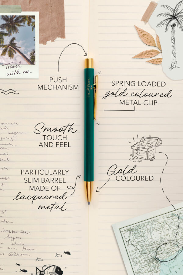 PIX NEO SLIM VERDE FOREST GOLD FABER-CASTELL – poza 3