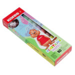 PLASTILINA 10 CULORI PASTEL 200 GR KORES – poza 2