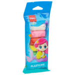 PLASTILINA 6 CULORI 108G POLYBAG DELI – poza 1