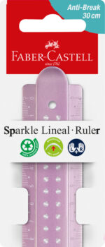 RIGLA 30CM SPARKLE FABER-CASTELL – poza 3