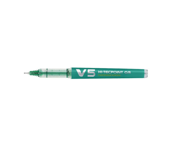 ROLLER 0.5MM V5 VERDE HI-TECPOINT PILOT – poza 1
