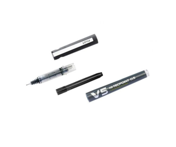 ROLLER 0.5MM V5 VERDE HI-TECPOINT PILOT – poza 2