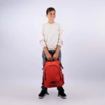 RUCSAC CAMPUS WIZZARD ROSU MELANGE WALKER – poza 4