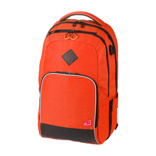 RUCSAC COLLEGE WIZZARD ROSU MELANGE WALKER – poza 1