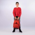 RUCSAC COLLEGE WIZZARD ROSU MELANGE WALKER – poza 4