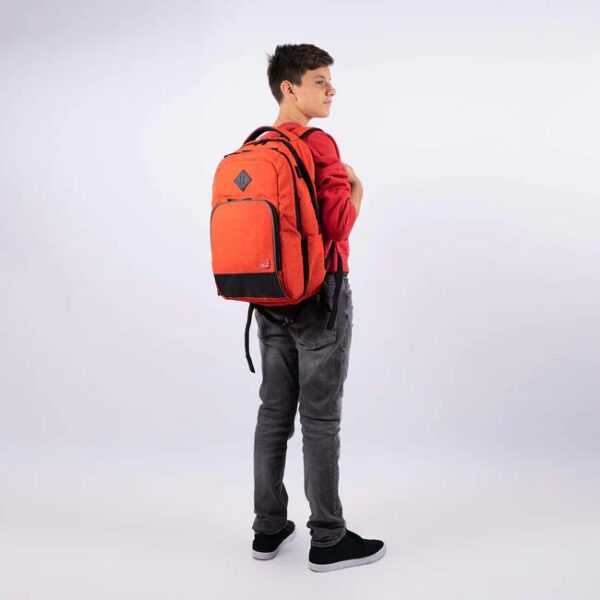 RUCSAC COLLEGE WIZZARD ROSU MELANGE WALKER – poza 5