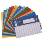SEPARATOARE INDEX PLASTIC 1-12 COLOR DELI – poza 2