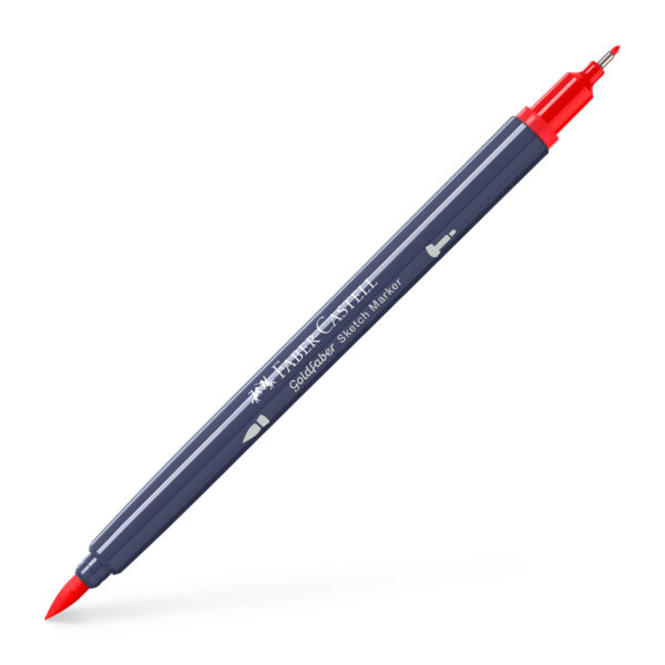 SKETCH MARKER 2 CAPETE ROSU SCARLET 118 GOLDFABER FABER-CASTELL – poza 1