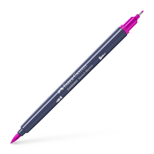 SKETCH MARKER 2 CAPETE ROZ PURPURIU MEDIU 125 GOLDFABER FABER-CASTELL – poza 1