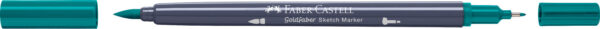 SKETCH MARKER 2 CAPETE VERDE COBALT INCHIS 313 GOLDFABER FABER-CASTELL – poza 2