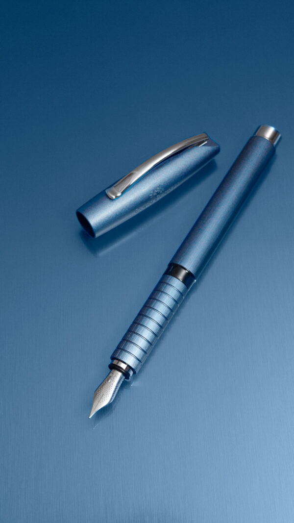 STILOU ESSENTIO ALUMINIUM ALBASTRU B FABER-CASTELL – poza 4