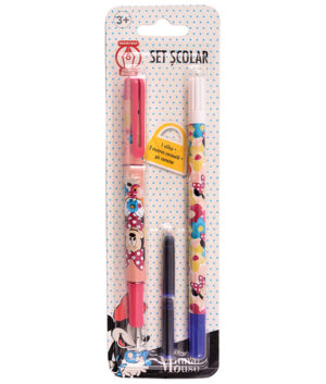 STILOU IRIDIUM MINNIE + CORECTOR + 2 CARTUSE BLISTER PIGNA – poza 1